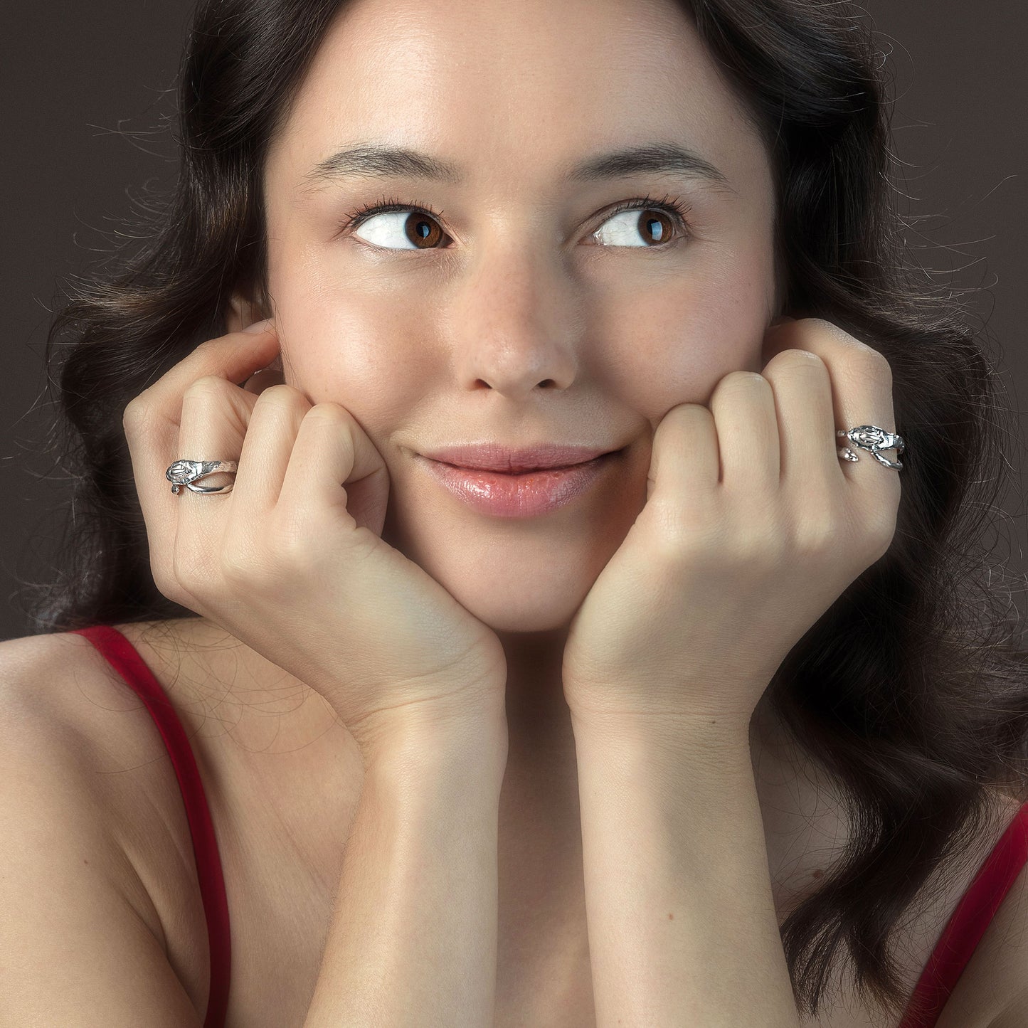 The "Serpent" Organic Wrap Ring | 925 Sterling Silver & 14K Gold Vermeil